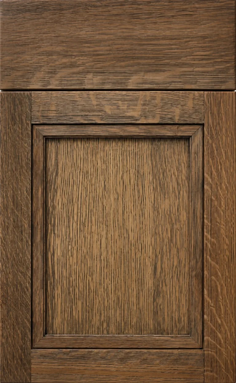 Brighton - Seal & Varnish with Black Glaze Finish on Quarter Sawn White Oak