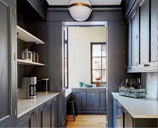 Handcrafted custom pantry cabinetry with organized storage solutions