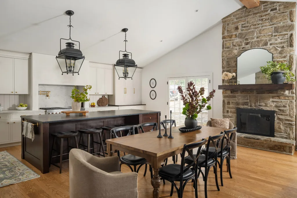 Custom cabinets in a home